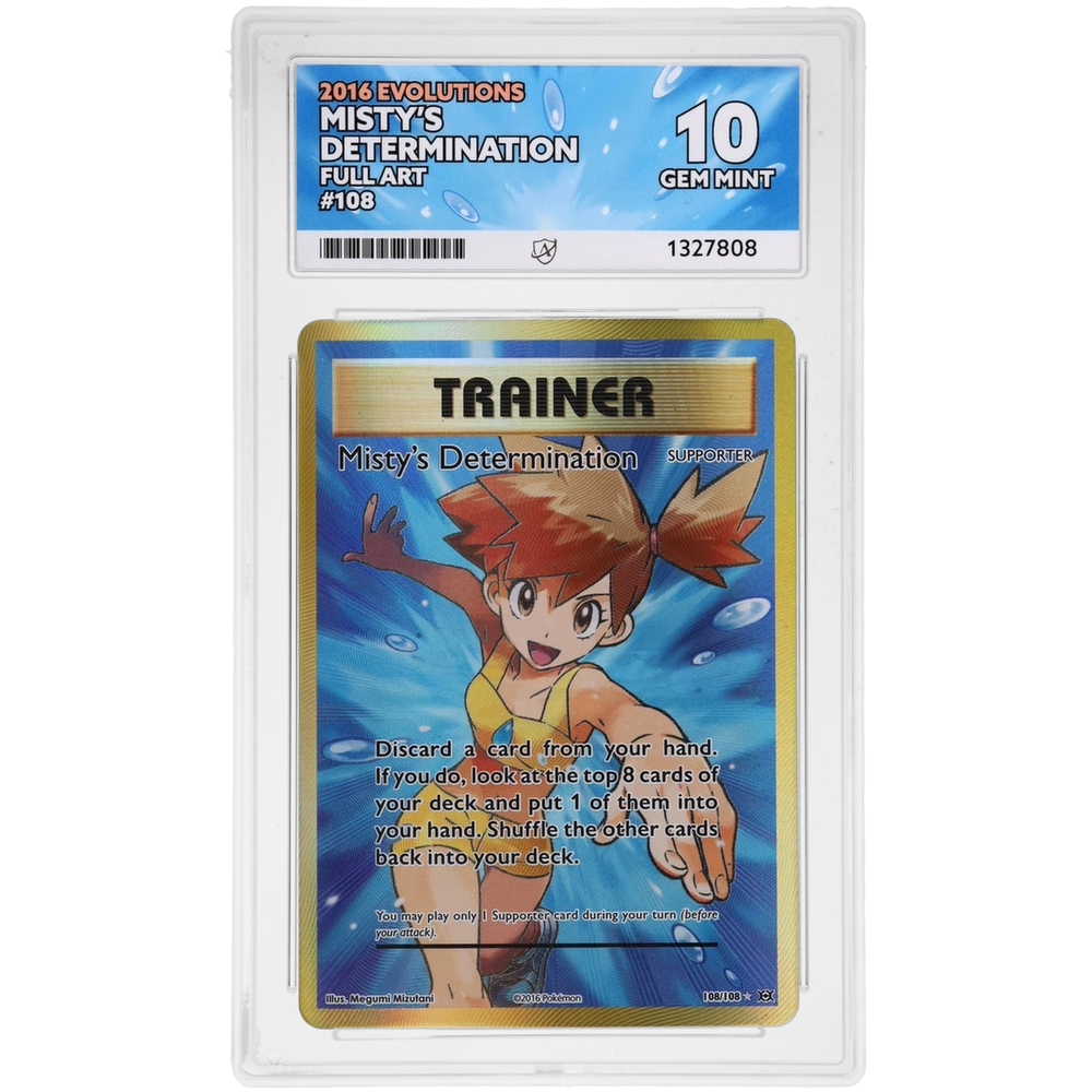 Misty's Determination #108/108 Full Art ACE 10 - Front