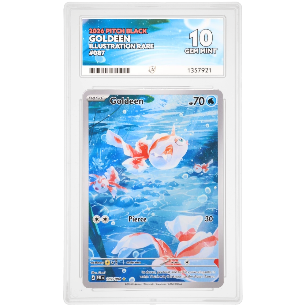 Goldeen #087/084 Illustration Rare ACE 10 - Front