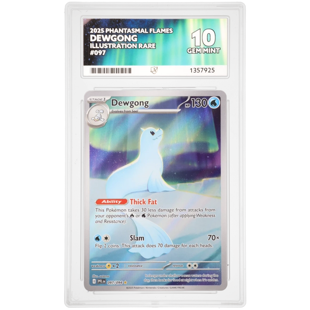 Dewgong #097/094 Illustration Rare ACE 10 - Front