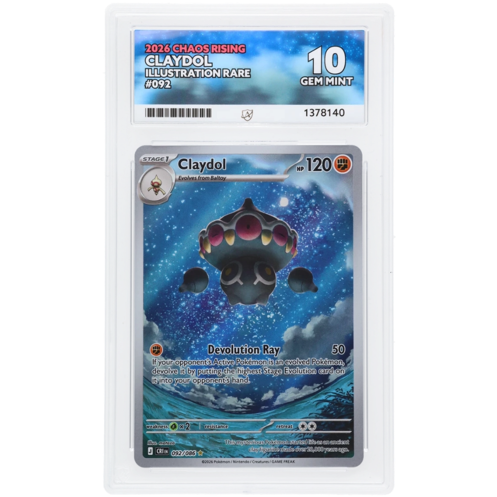 Claydol #092/086 Illustration Rare ACE 10 - Front