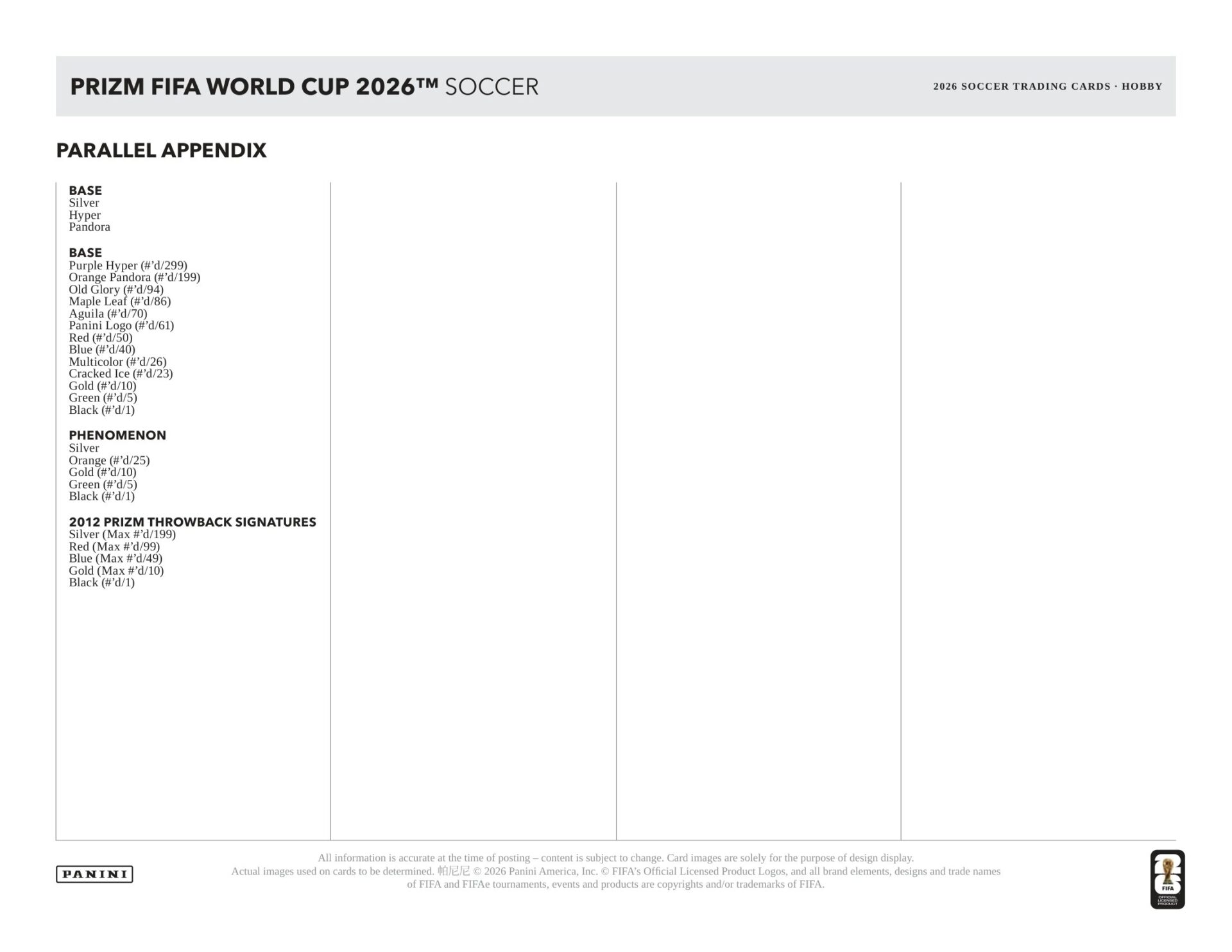 Panini Prizm FIFA World Cup 2026 - Mega Box - Image 6