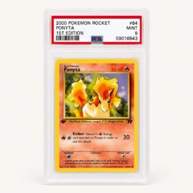 PONYTA #64 1ST EDITION PSA 9