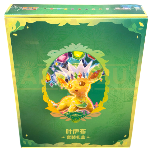 Pokemon Leafeon Terastal Grand Crystal Gathering Simplified Chinese Binder Gift Box