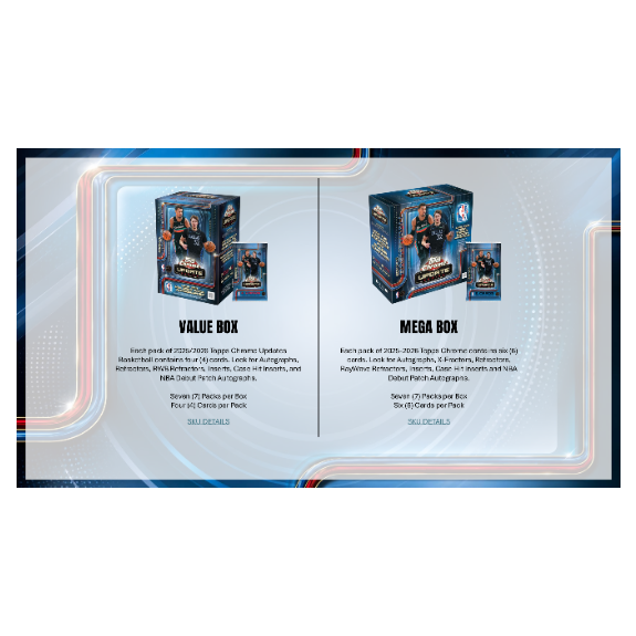 Topps Chrome Updates NBA Basketball 2025/26 - Value Box - Image 6