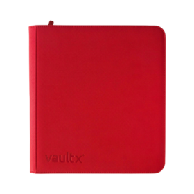 VaultX - 12-Pocket - Exo-Tec Zip Binder XL - Fire Red