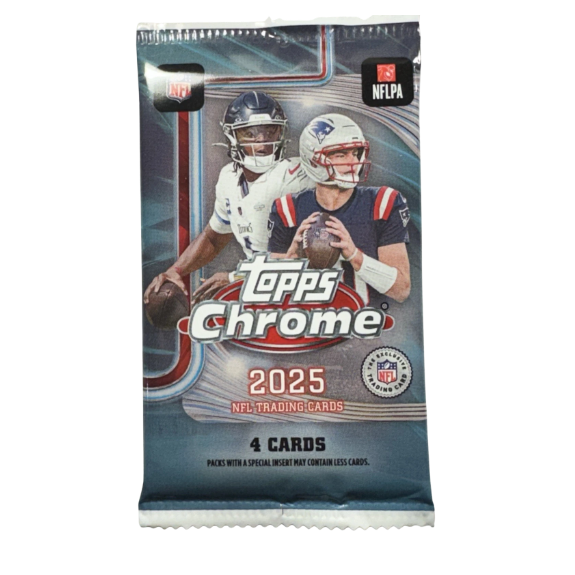 2025 Topps Chrome NFL Football Booster Pack