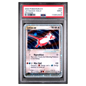 LATIAS EX-HOLO #93 DRAGON PSA 9 - Front