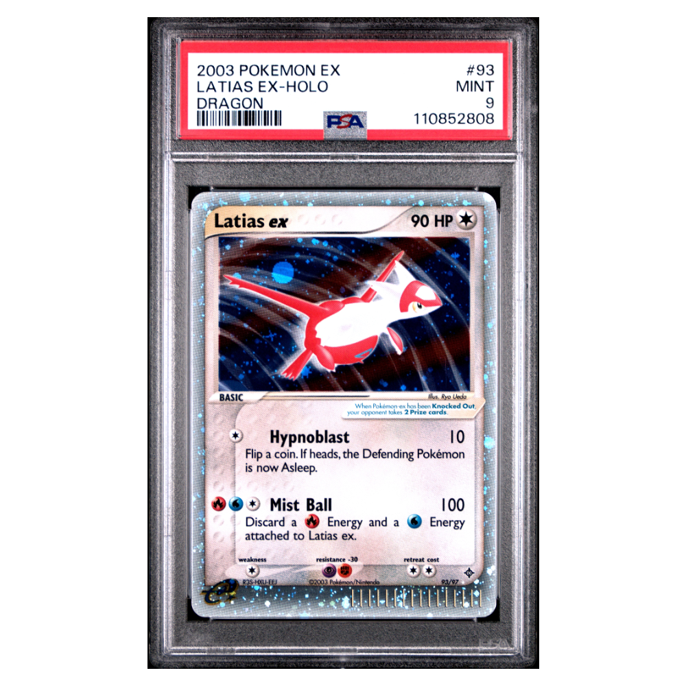 LATIAS EX-HOLO #93 DRAGON PSA 9 - Front