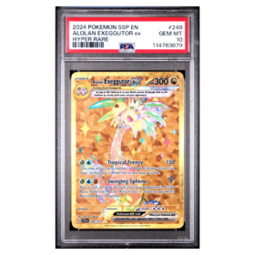 ALOLAN EXEGGUTOR ex #248 HYPER RARE PSA 10 - Front