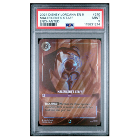 MALEFICENT'S STAFF #210 ENCHANTED PSA 9 - Front