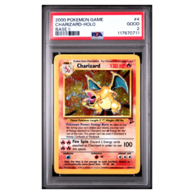 CHARIZARD-HOLO #4 BASE II PSA 2 - Front