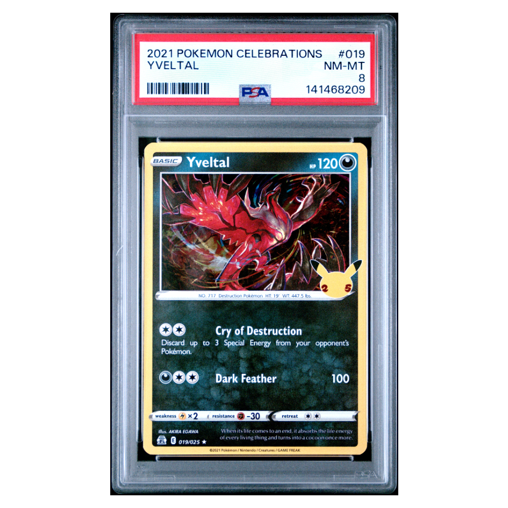 YVELTAL #019 PSA 8 - Front