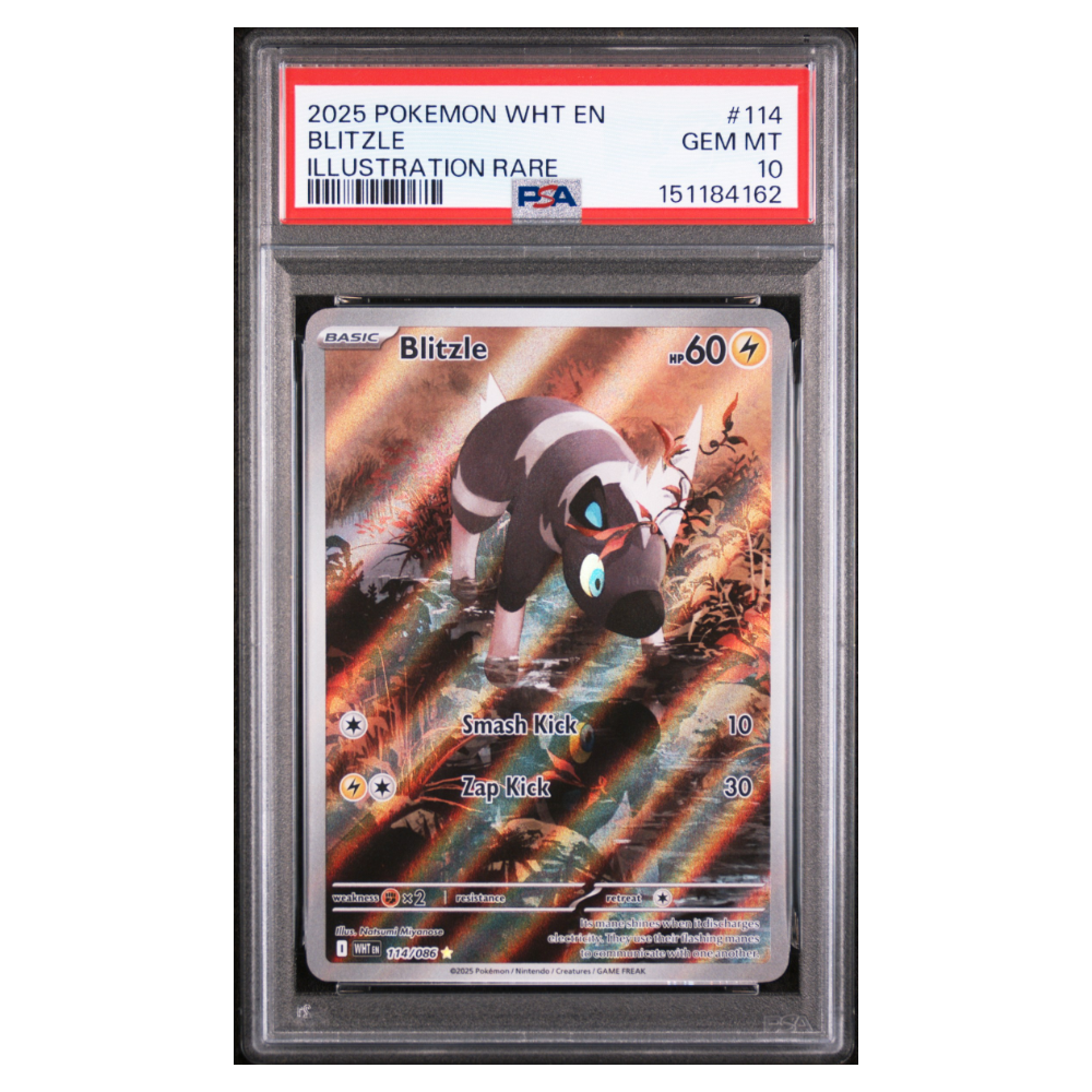 BLITZLE #114 ILLUSTRATION RARE PSA 10 - Front