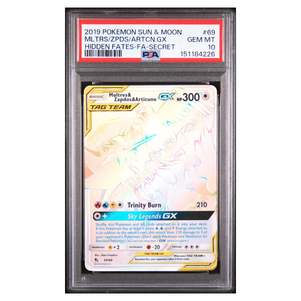 MLTRS/ZPDS/ARTCN.GX #69 HIDDEN FATES-FA-SECRET PSA 10 - Front