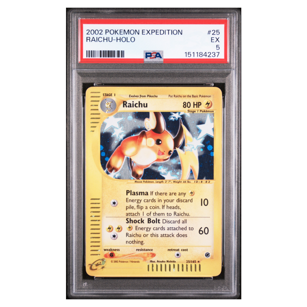 RAICHU-HOLO #25 PSA 5 - Front