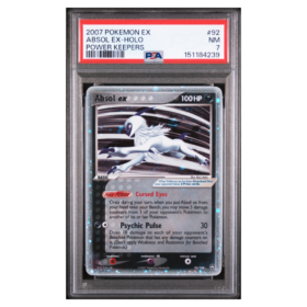 ABSOL EX-HOLO #92 POWER KEEPERS PSA 7 - Front