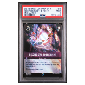 SECOND STAR/THE RIGHT #210 ENCHANTED PSA 9 - Front