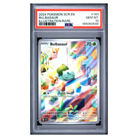 BULBASAUR #143 ILLUSTRATION RARE PSA 10 - Front