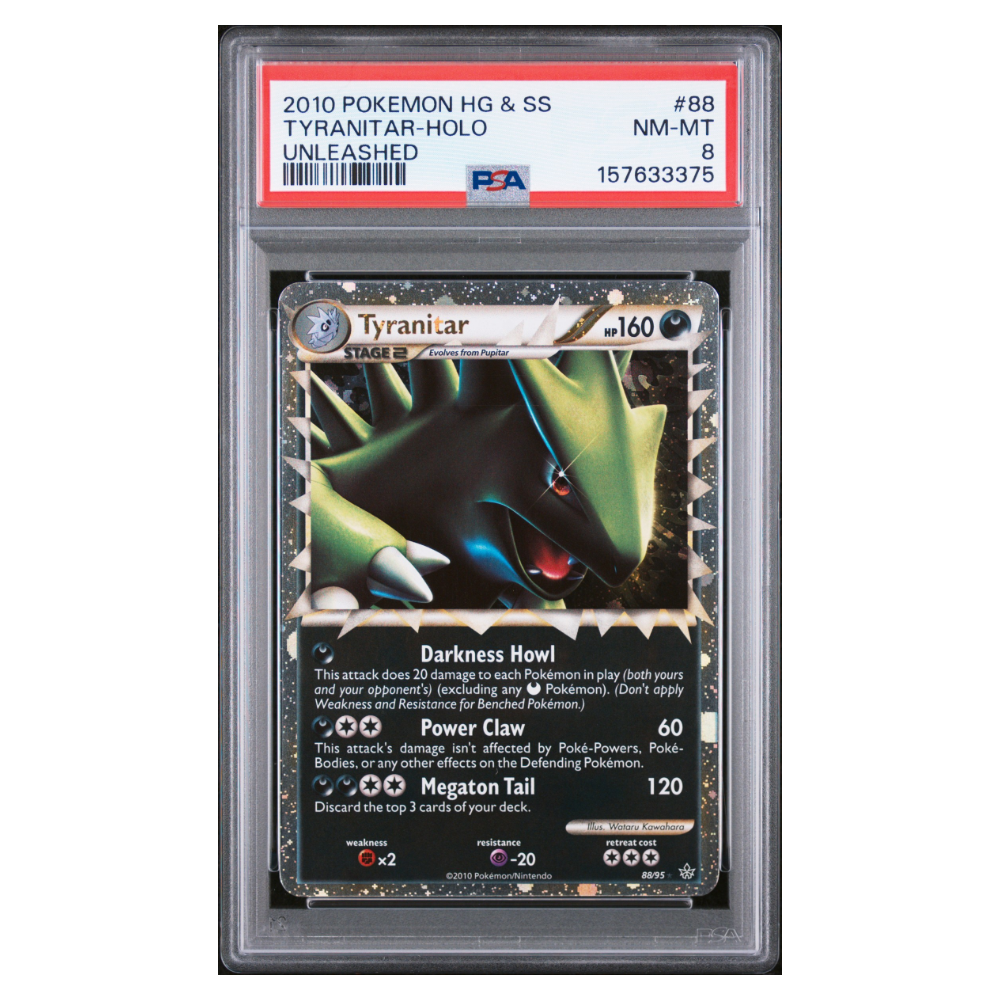 TYRANITAR-HOLO #88 UNLEASHED PSA 8 - Front