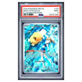 MISTY'S PSYDUCK #193 ILLUSTRATION RARE PSA 9 - Front