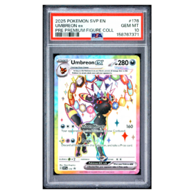 UMBREON ex #176 PRE PREMIUM FIGURE COLL PSA 10 - Front