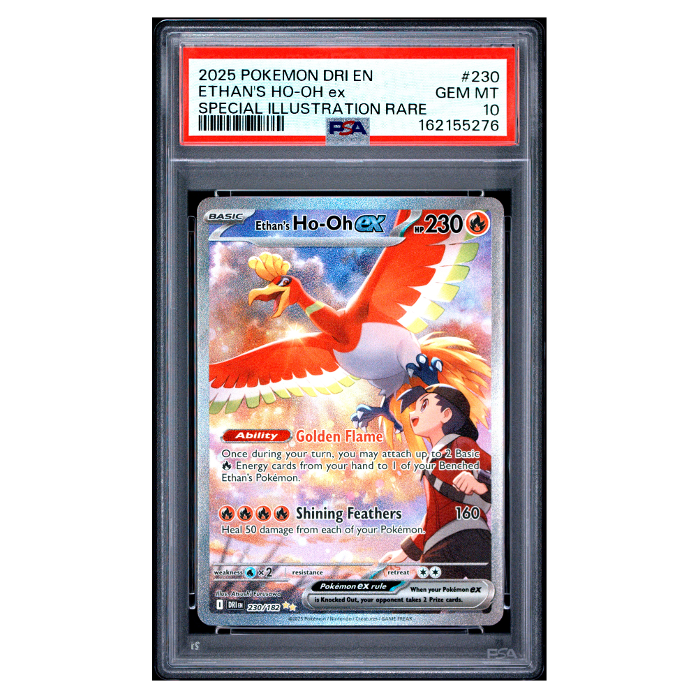ETHAN'S HO-OH ex #230 SPECIAL ILLUSTRATION RARE PSA 10 - Front
