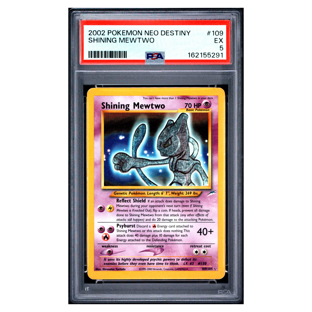 SHINING MEWTWO #109 PSA 5 - Front