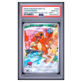 CHARMANDER #038 FIRST PARTNER ILLUS COLL SER 1 PSA 10 - Front