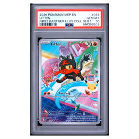 LITTEN #044 FIRST PARTNER ILLUS COLL SER 1 PSA 10 - Front