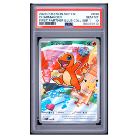 CHARMANDER #038 FIRST PARTNER ILLUS COLL SER 1 PSA 10 - Front