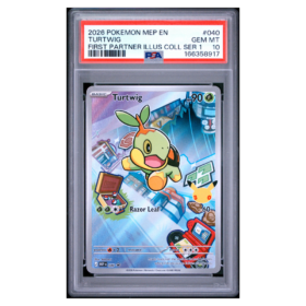 TURTWIG #040 FIRST PARTNER ILLUS COLL SER 1 PSA 10 - Front