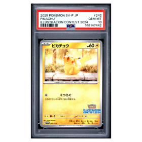 PIKACHU #242 ILLUSTRATION CONTEST 2024 PSA 10 - Front