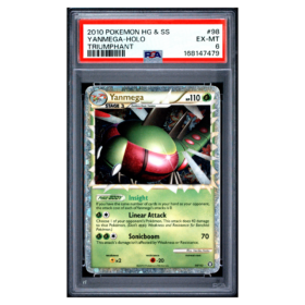 YANMEGA-HOLO #98 TRIUMPHANT PSA 6 - Front