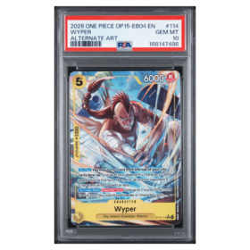 WYPER #114 ALTERNATE ART PSA 10 - Front