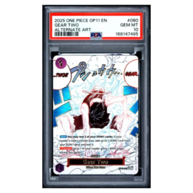 GEAR TWO #080 ALTERNATE ART PSA 10 - Front
