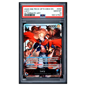 LUCY #002 ALTERNATE ART PSA 10 - Front