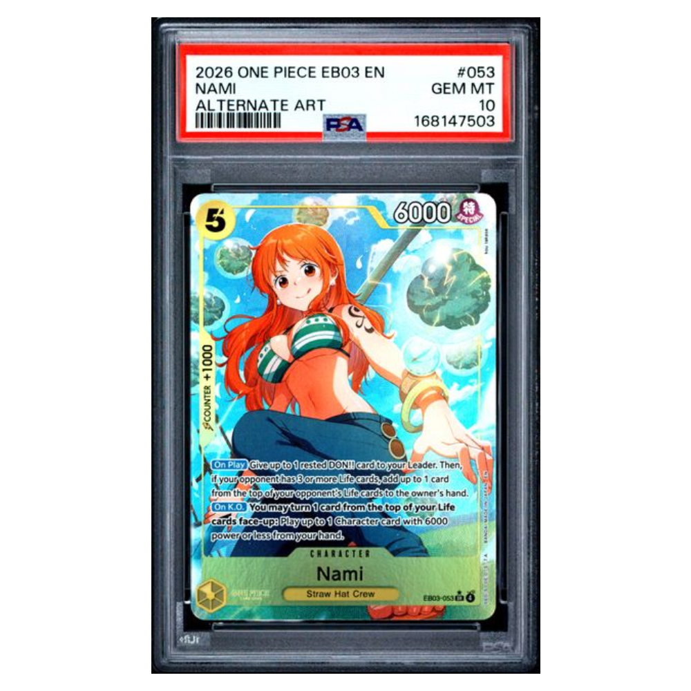 NAMI #053 ALTERNATE ART PSA 10 - Front