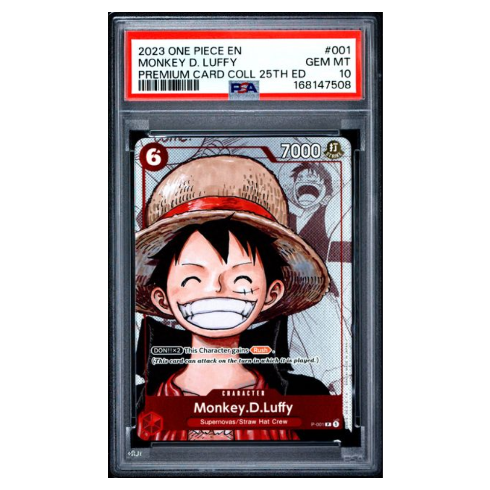 MONKEY D. LUFFY #001 PSA 10 - Front