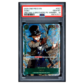 SABO #027 3RD ANV 3 BROTHERS PK-WINNER PSA 10 - Front