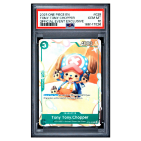 TONY TONY CHOPPER #029 OFFICIAL EVENT EXCLUSIVE PSA 10 - Front