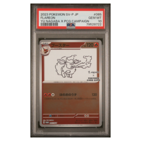 FLAREON #065 YU NAGABA X PCG CAMPAIGN PSA 10 - Front