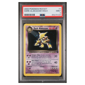 DARK ALAKAZAM-HOLO #1 PSA 9 - Front