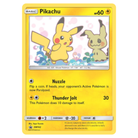 Pikachu #SM162 SM Black Star Promos (GOOD)