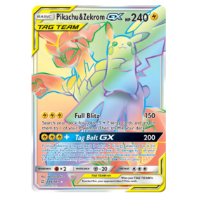Pikachu & Zekrom GX [LP]