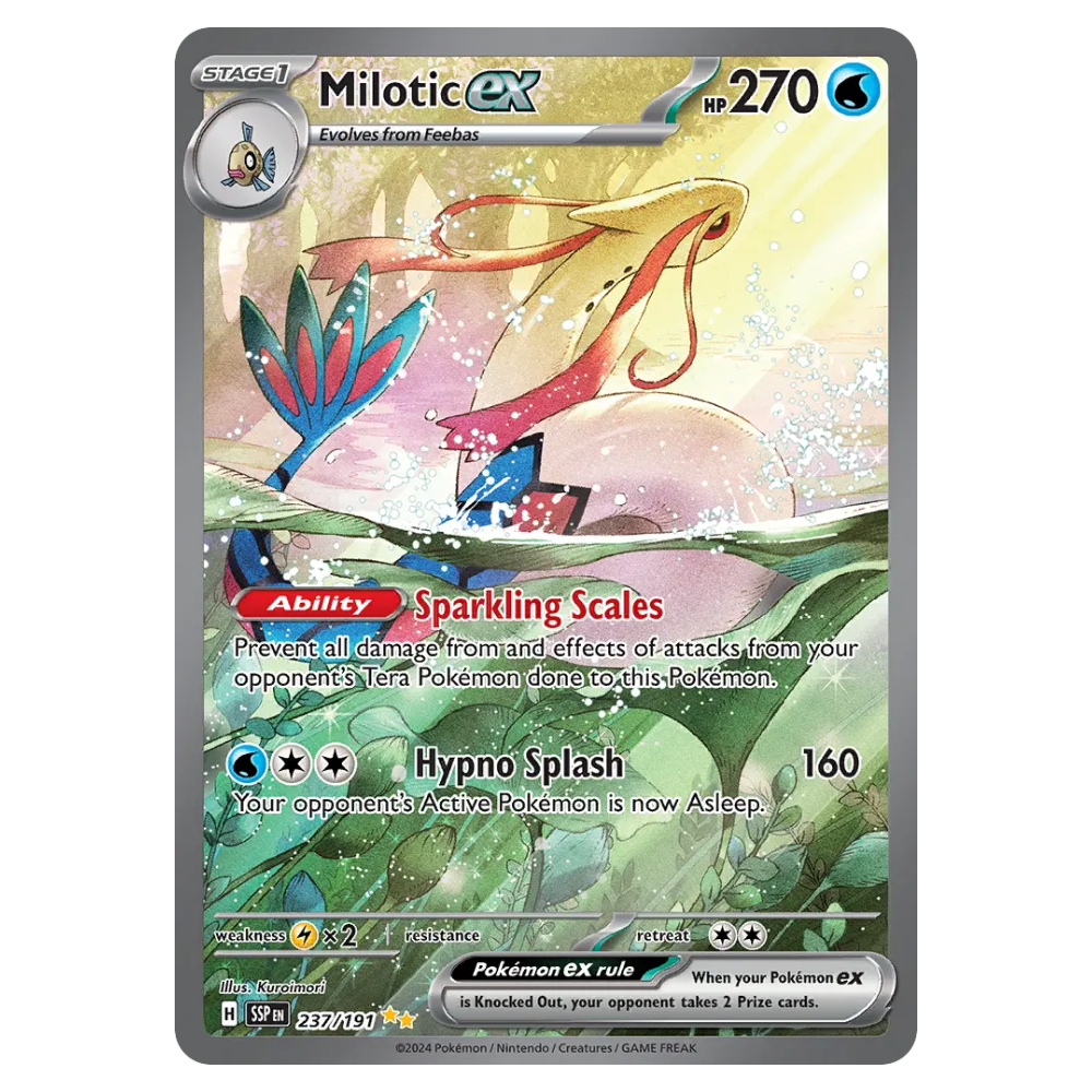 Milotic ex #237 Surging Sparks (NM)