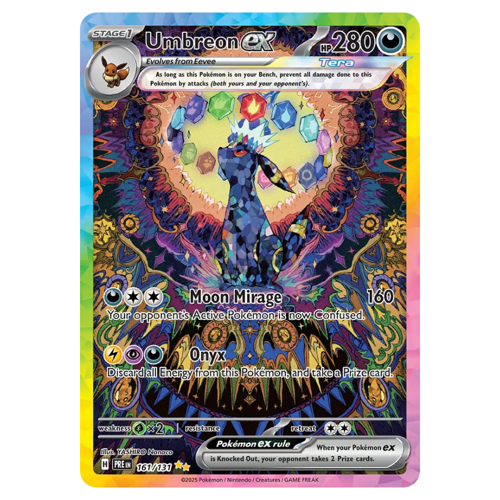 Umbreon ex #161 Prismatic Evolutions (NM)