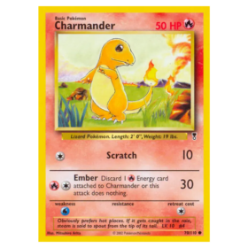 Charmander Reverse holo #70 Legendary Collection (GOOD)