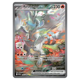 Reshiram ex #166 White Flare (NM)