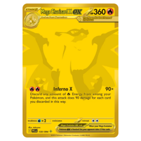 Mega Charizard X ex #130 Phantasmal Flames (NM)