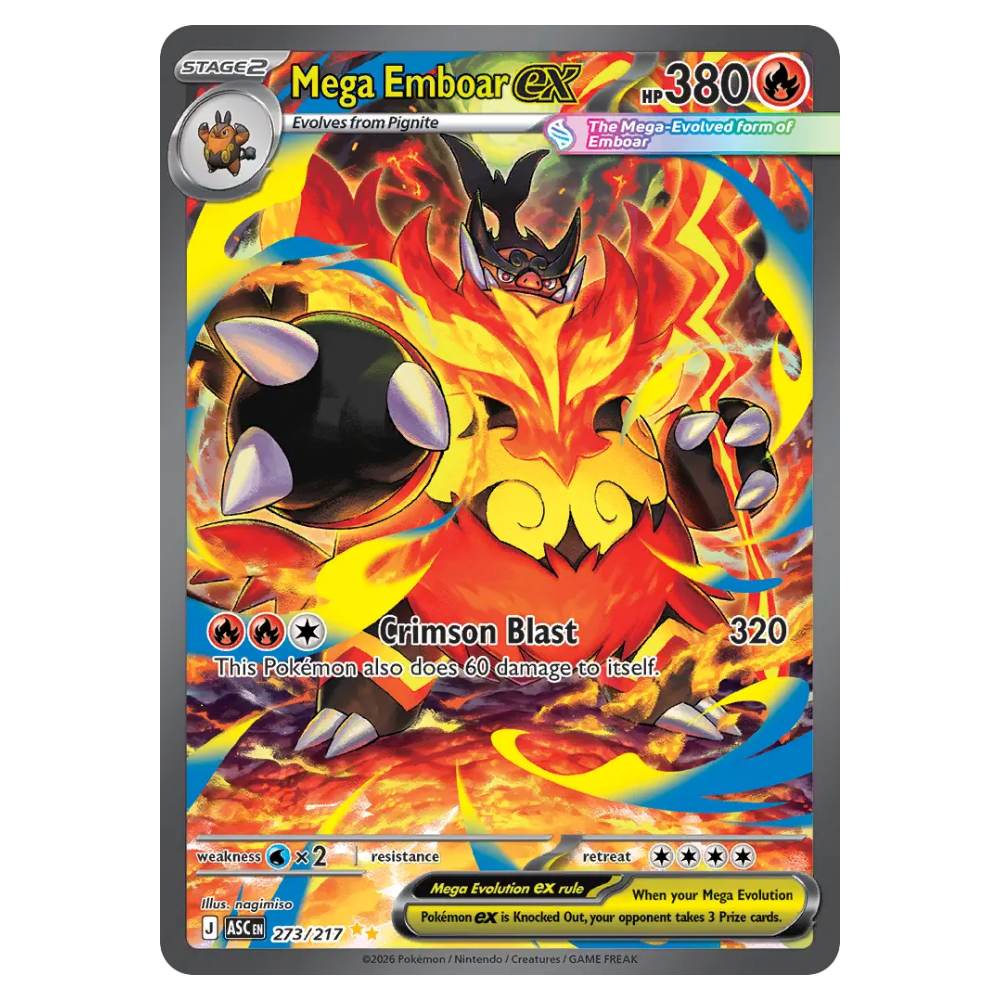 Mega Emboar ex (NM)